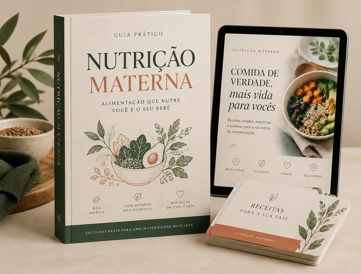 Mockup do bônus Nutrição Materna